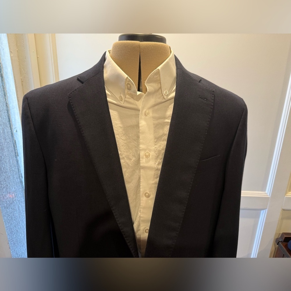 Brooks Brothers Regent Fit Navy Blue Single-Breasted Men’s Blazer - Picture 4 of 5